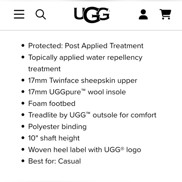 UGG Classic II Tall Boot kids (6-10yrs) size 4 black - Picture 15 of 15